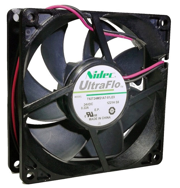 Nidec T92T24MS1A7-51 T92T24MS1A7-51J23 24V 0.22A 2wires cooling fan - New Nidec T92T24MS1A7-51 T92T24MS1A7-51J23 24V 0.22A 2wires cooling fan - New